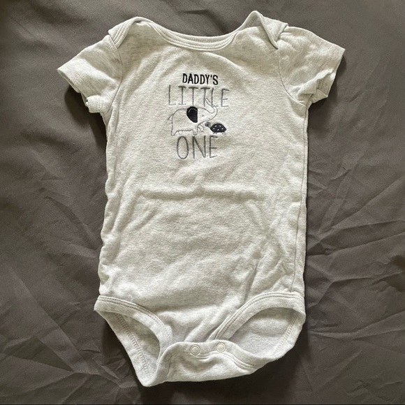 Carter's Other - ❗️3/$12 “Daddy’s little one” Onesie